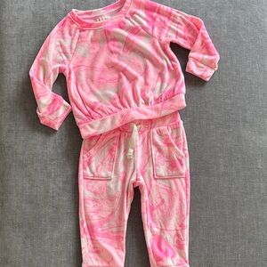 Velour two piece set